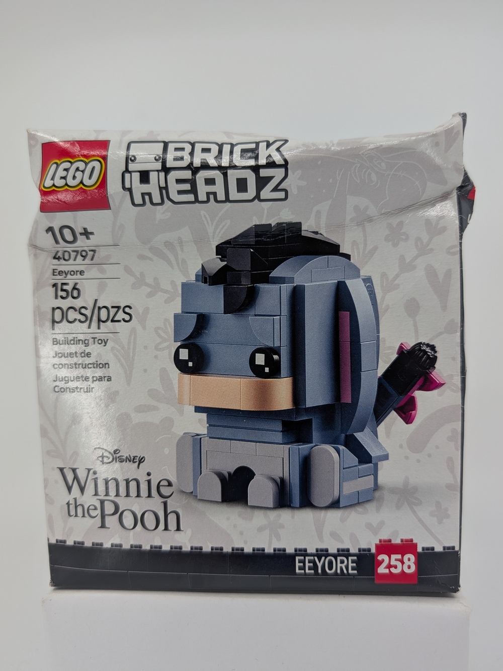 LEGO 40797 Eeyore BrickHeadz Disney Winnie the Pooh Toy Sealed Dented Box